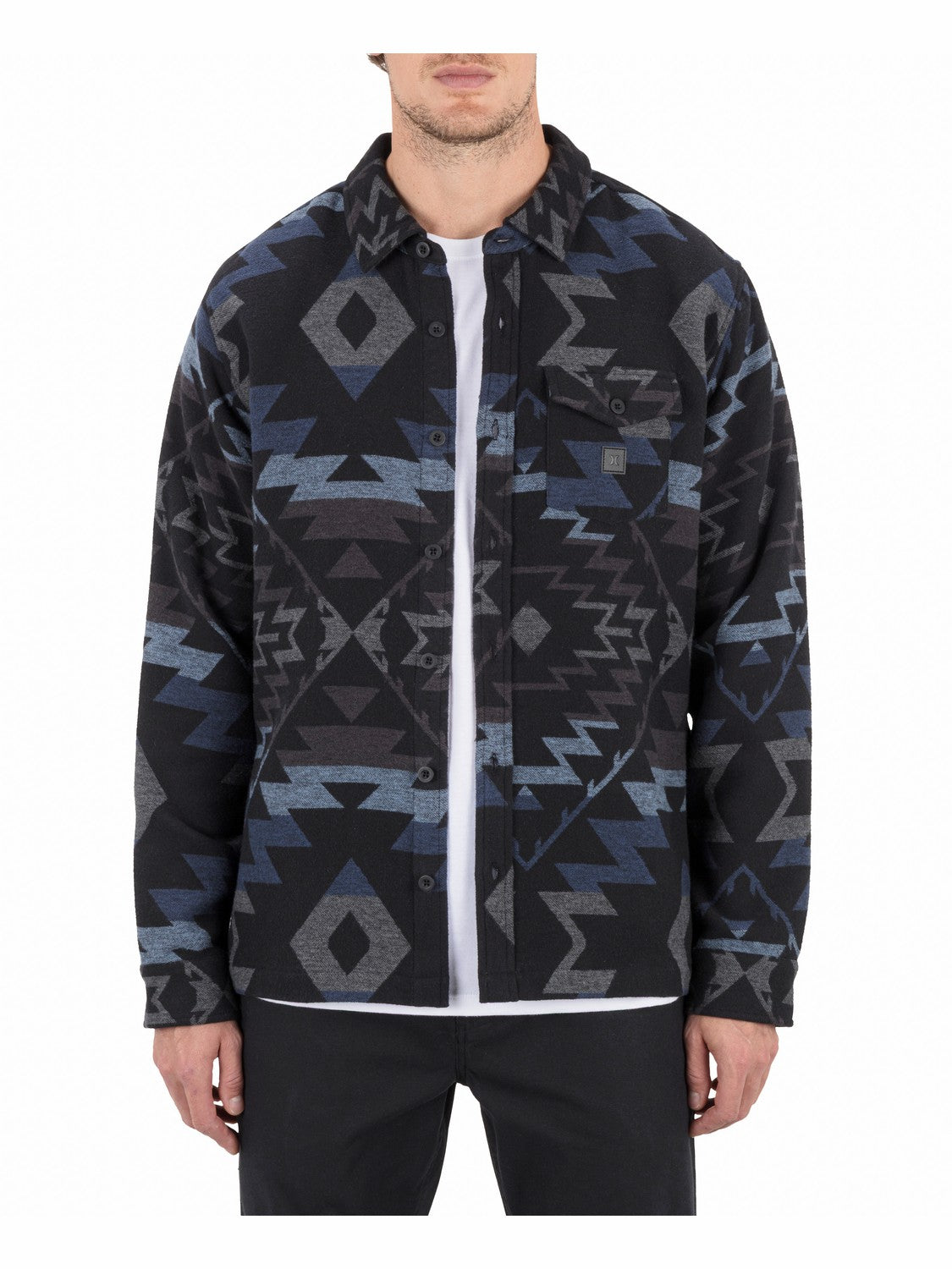 Hurley Santa Cruz Jacquard Long Sleeve
