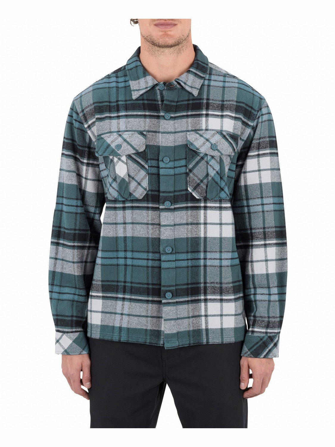 Hurley Santa Cruz Seaside Flannel Long Sleeve