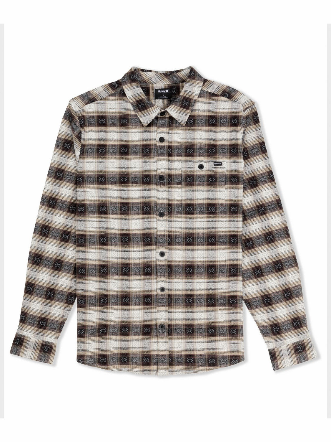 Hurley Portland Stretch Flannel Long Sleeve