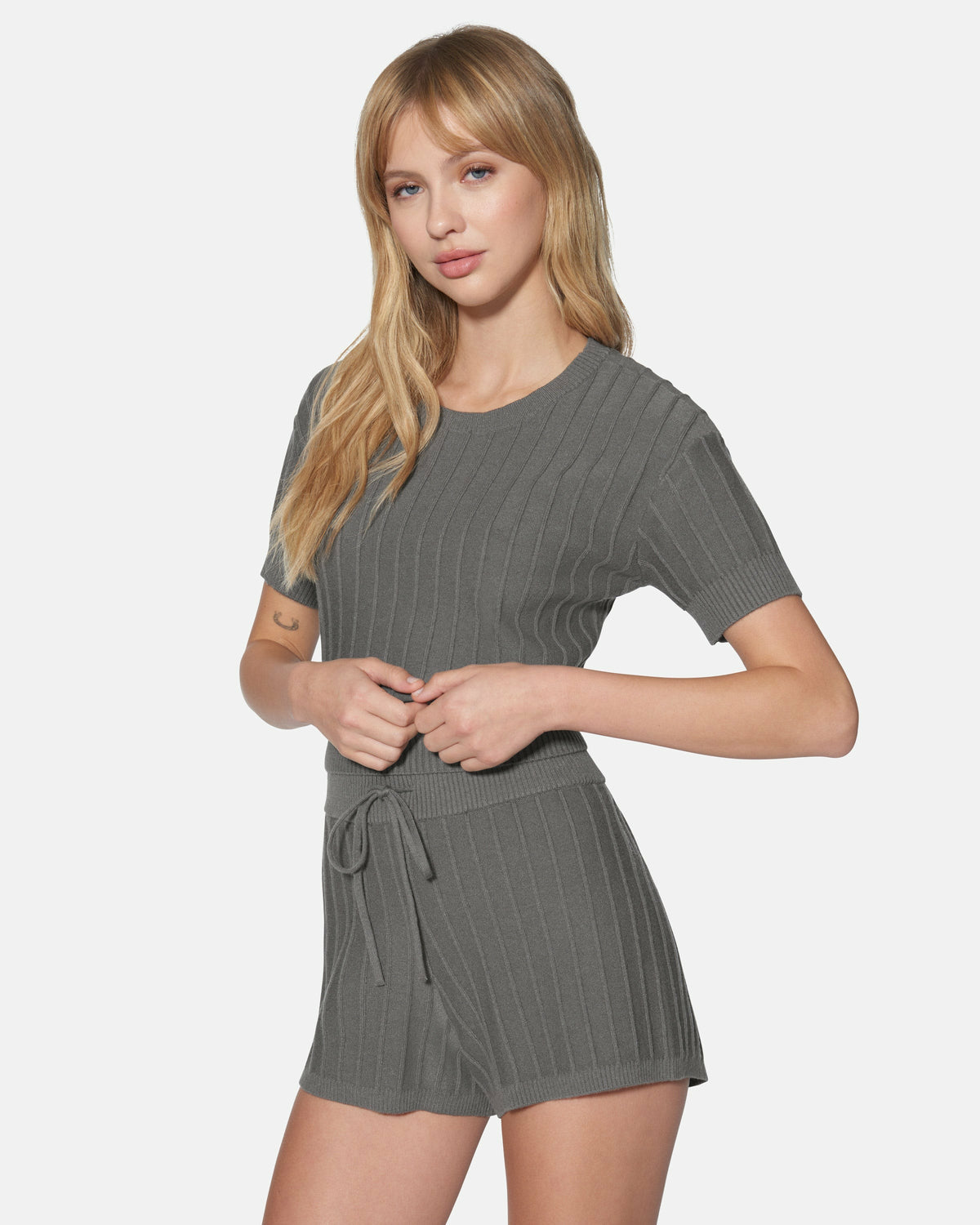 Hurley Daylight Short Sleeve Sweater Top