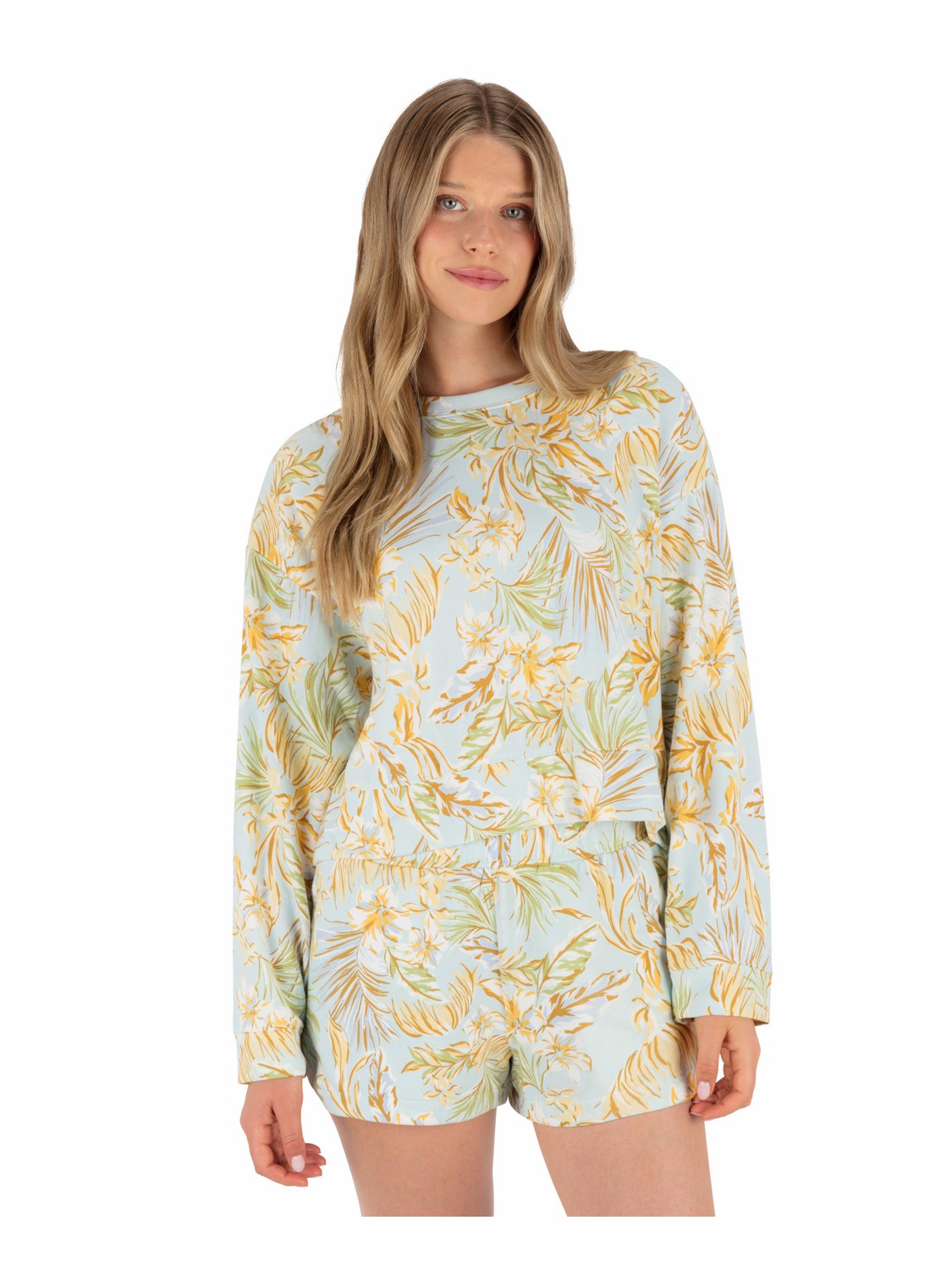 Hurley Fall Palms Boxy Crew