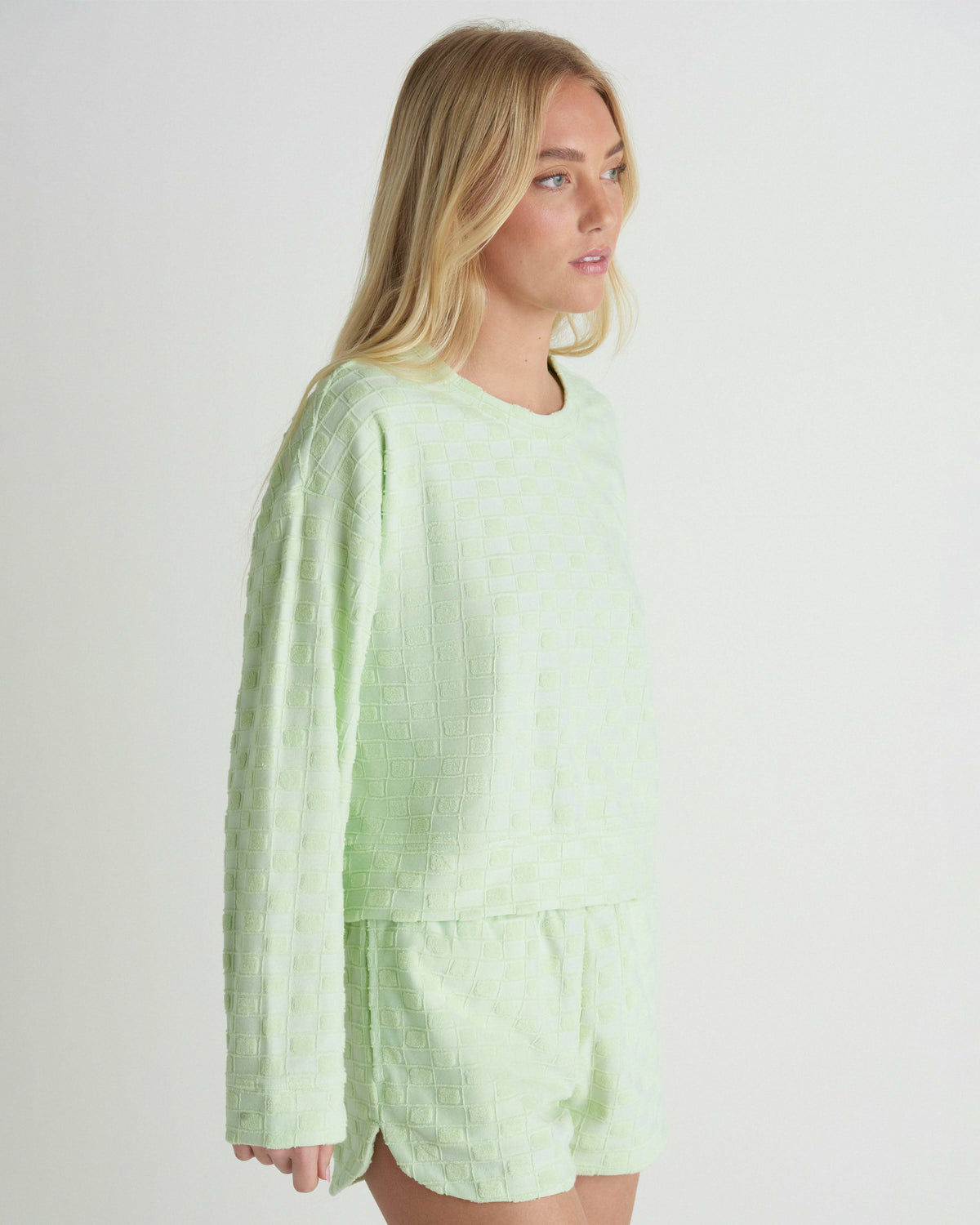 Hurley Venice Terry Boxy Crew Sweatshirt