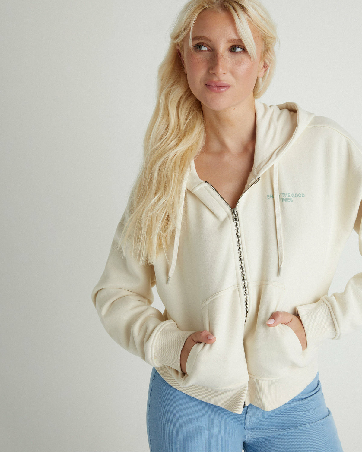Hurley Enjoy The Good Crop Zip Hoodie