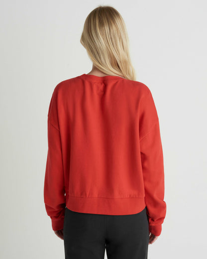 Hurley Leisure Club Boxy Crew Sweatshirt