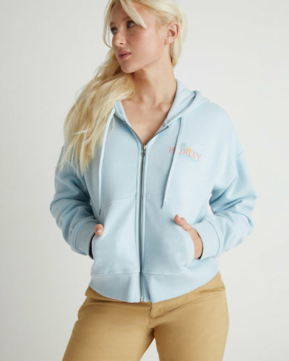 Hurley Coastline Crop Zip Hoodie