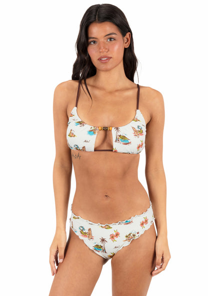 Hurley Island Time Scoop Neck Top