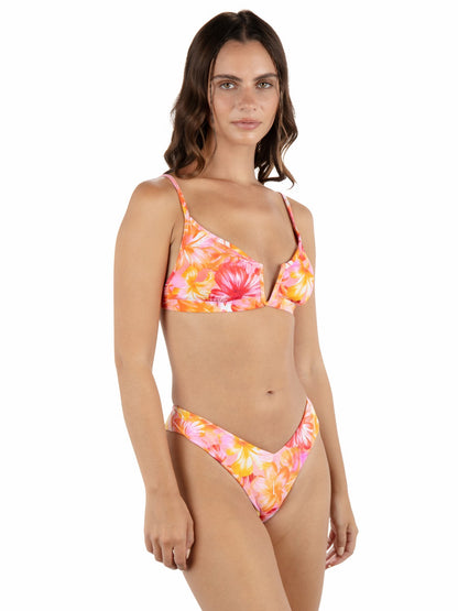 Hurley Tropic Dreams V Wire Bralette Bikini Top