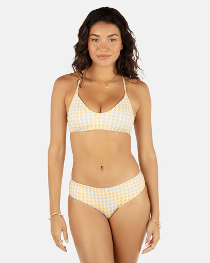 Hurley Retro Geo Reversible Cheeky Hipster Bikini Bottom
