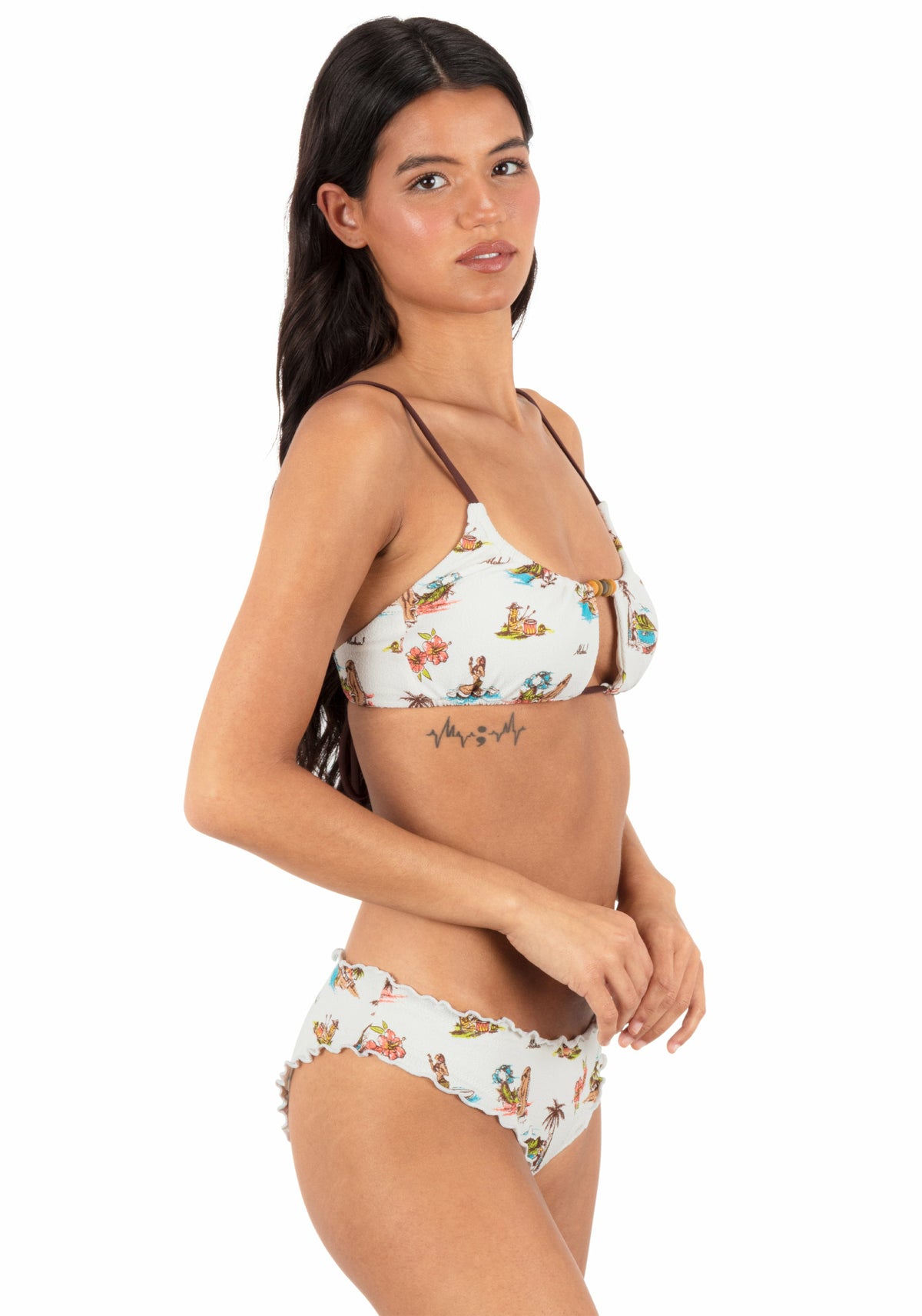 Hurley Island Time Scoop Neck Top