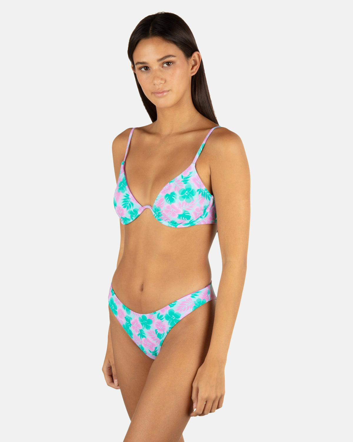 Hurley Lani Floral Underwire Bra