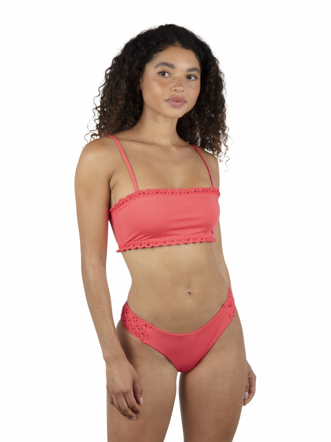 Hurley Macrame Cheeky Hipster Bikini Bottom