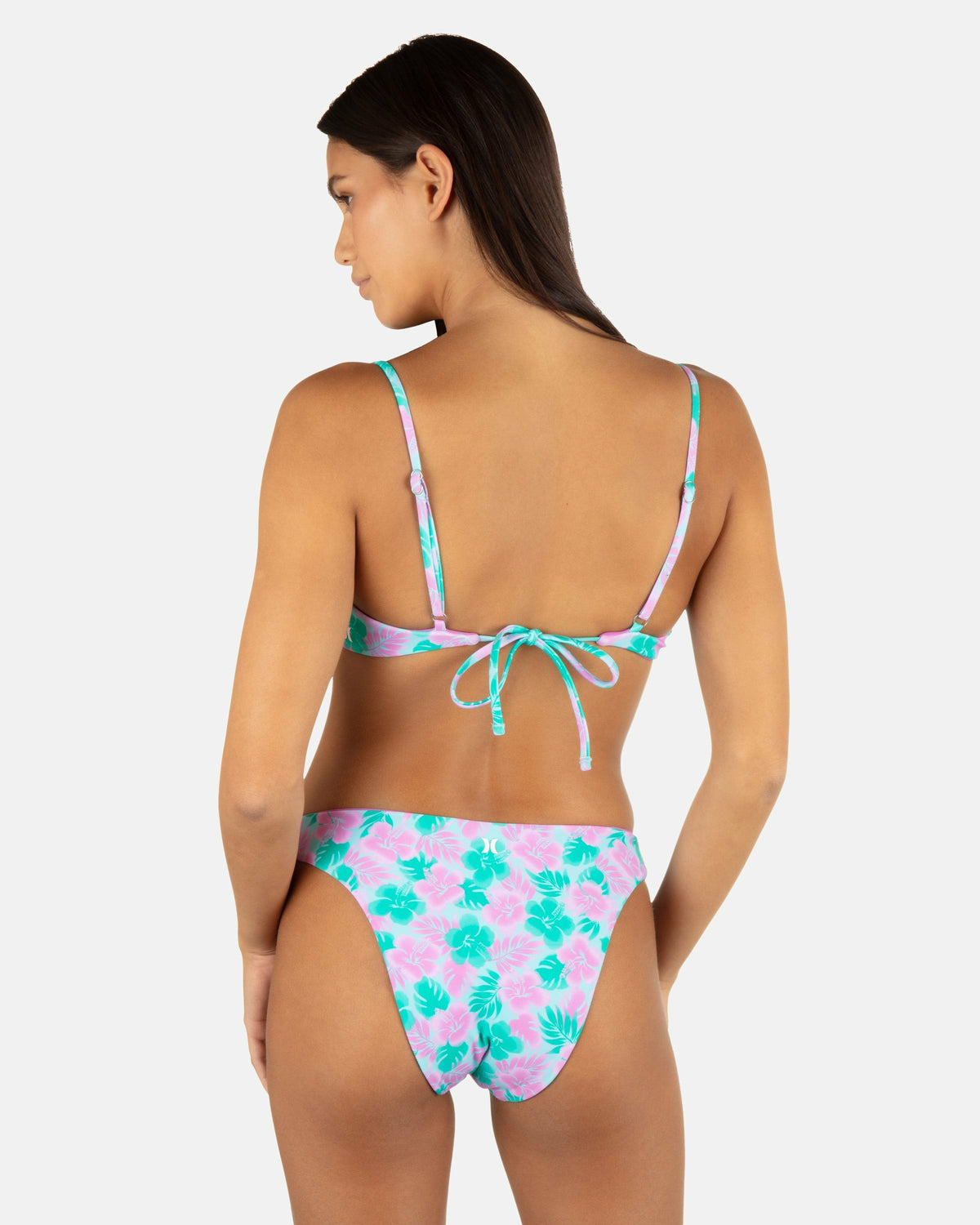 Hurley Lani Floral Cheeky Scoop Reversible Bottom