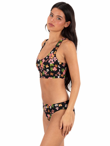 Hurley Max Hibiscus Dream Longline Bralette