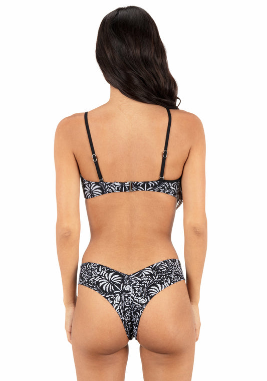 Hurley Ikat Palm Skimpy V Front Bottom