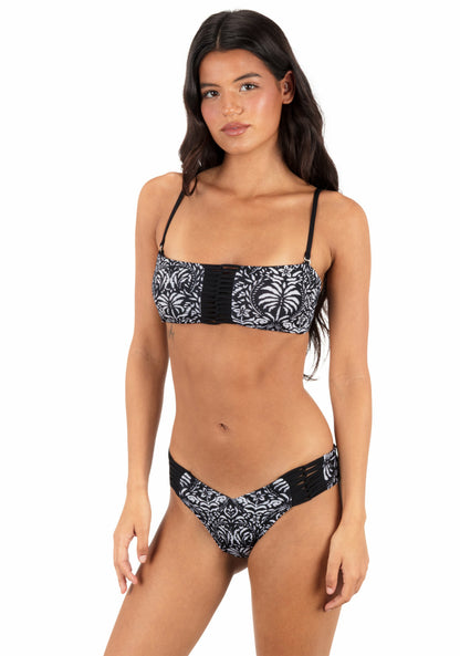 Hurley Ikat Palm Skimpy V Front Bottom