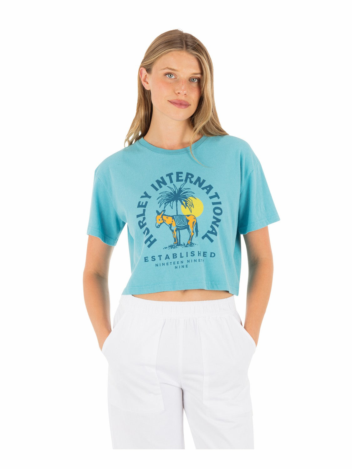 Hurley Burro Boxy Crop Tee