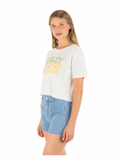 Hurley Surf Days Boxy Crop Tee