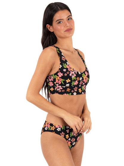 Hurley Max Hibiscus Dream Longline Bralette