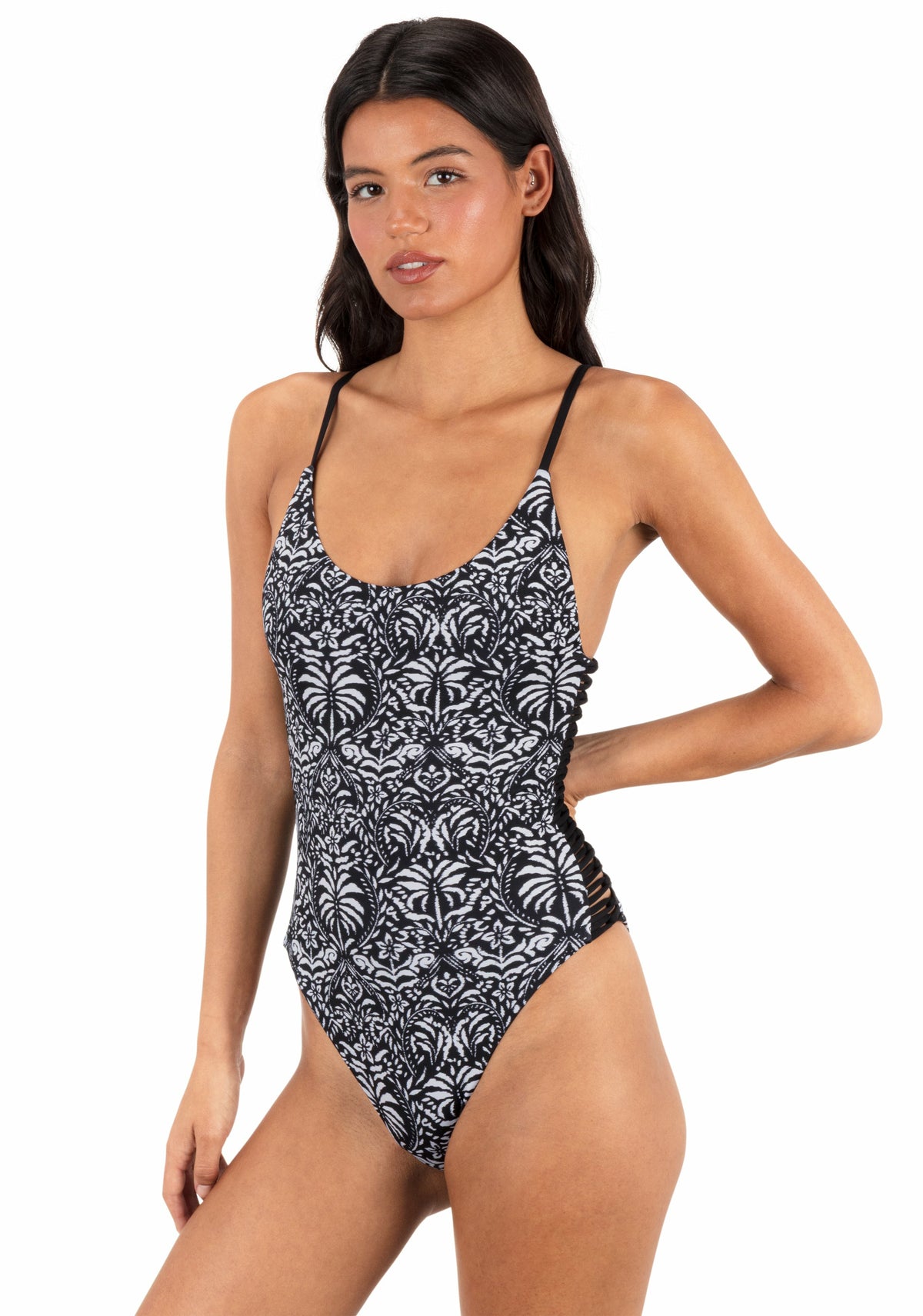 Hurley Ikat Palm Moderate One Piece